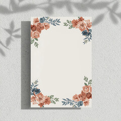 vintage background with flowers