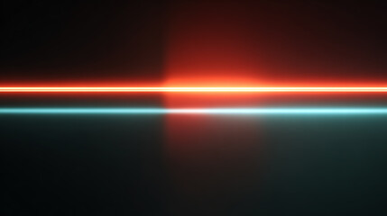 A vibrant neon light streaks across a dark background, creating a striking contrast and mesmerizing visual effect.