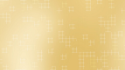 Gold Grid Line Abstract Background with Elegant Light Gradient