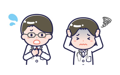 長袖医師／2人組／男女 06