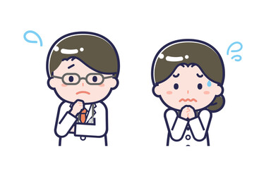 長袖医師／2人組／男女 05