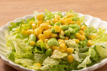 枝豆コーン　サラダ