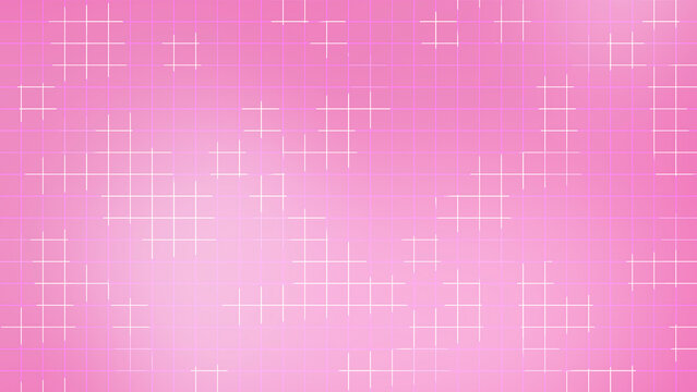 Fototapeta Soft Pink Grid Line Background with Shiny Light Sparkle Effect