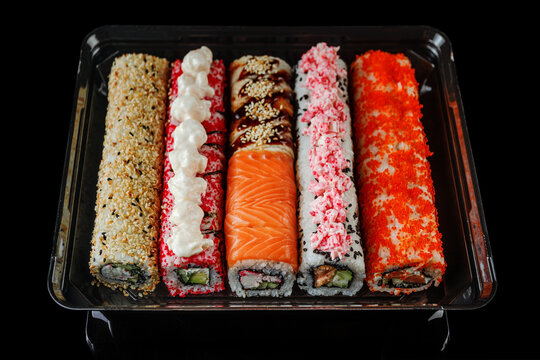 Sushi delivery set assorted platter - Powered by Adobe