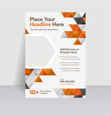 Modern Abstract Geometric Business Flyer Template