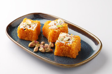 Indian sweets,  burfi
Indian Sweet Motichoor  burfi