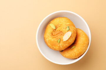 Balu Shahi Indian Sweet
Indian Mithai Balushahi Also Called Balsaahi, Badushah, Khurmi, Indian traditional sweets