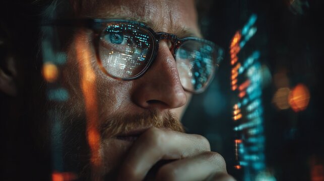 The cutting edge of commerce: ai and the art of big data processing. Tech visualization. Dynamic data exploration: business intelligence on a vibrant digital canvas. Intelligent screens.