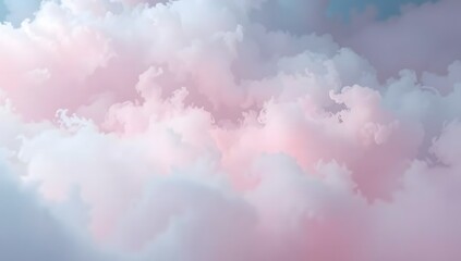 Obraz premium Soft pastel cotton fog blending into smooth color transitions with floating haze creating cinematic atmospheric depth