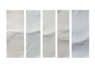 Collection of five subtle neutral off-white textured backgrounds for minimalist graphic design projects isolated PNG with Transparent Background