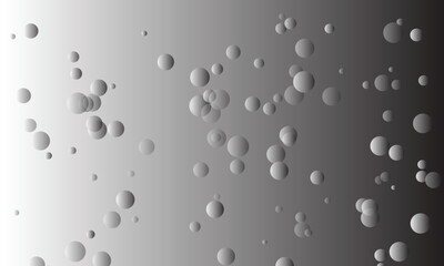 Abstract gray and white circles background with modern elegant design