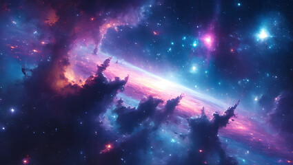 Awe-inspiring Nebula in the Cosmos