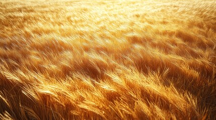 aerial photograph of a golden dry grass field, warm sunlight