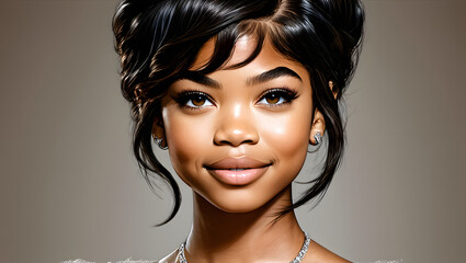 Young Woman with Smooth Skin