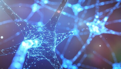 AI Neural Network Visual Abstract