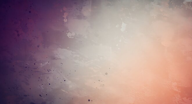 Abstract Grunge Background With Purple Orange Gradient