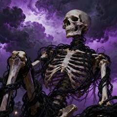 Colossal Bones Beneath the Tempest