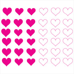 Heart svg, Heart Shape Bundle