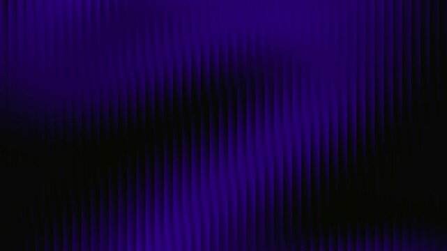 Deep purple abstract vertical lines undulate with subtle dark shadows creating a dynamic and