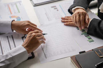 Business people working together in office