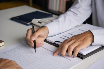 Business people working together in office