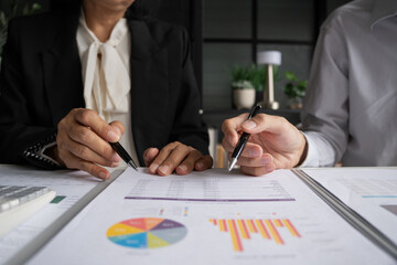 Senior business asian woman mature working in office 60s businesswoman