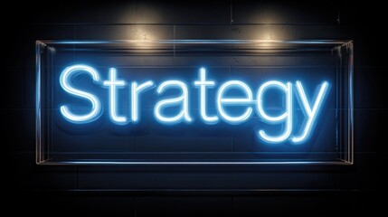 Obraz premium Blue neon 