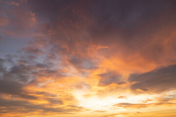 Colorful Sunrise or Sunset Clouds