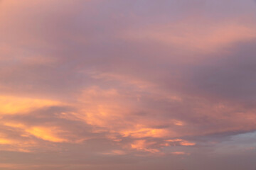 Colorful Pink Sunrise or Sunset Clouds