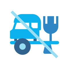 Restricted electric vehicle charging: Icon of prohibition and caution