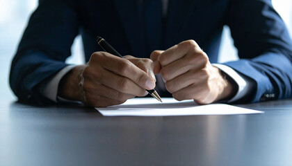 Businessman Reviewing Legal Contract – Corporate Protection, Compliance Planning and Policy Design