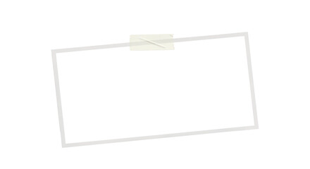 Photo frame for image compositing with photos taped in place