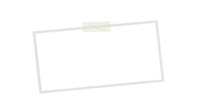 Photo frame for image compositing with photos taped in place