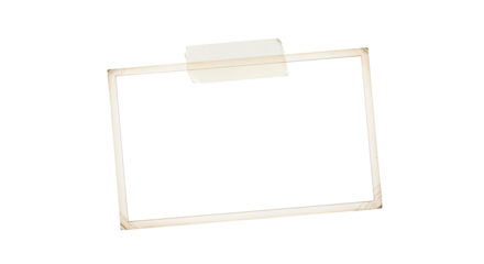 Photo frame for image compositing with photos taped in place