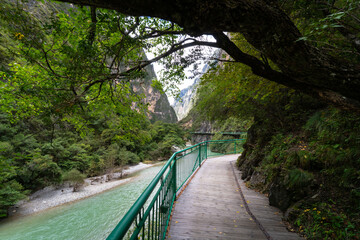Balagezong Grand Canyon Park in Yunnan province, China.