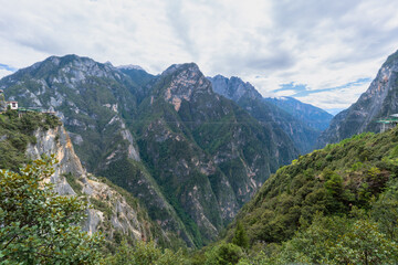 Balagezong Grand Canyon Park in Yunnan province, China.