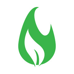 Eco food logo icon