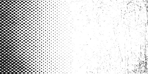 Black and white abstract seamless dot pattern vector illustration design