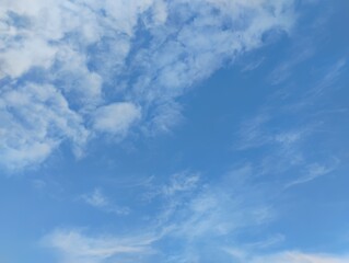 blue sky with clouds