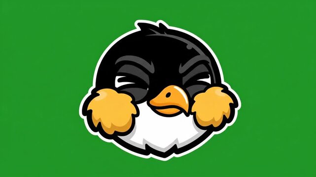 Cute penguin emotes displaying various expressions