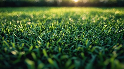 Minimal Aerial Green Grass Field Background – Smooth Texture with Soft Gradient Light
