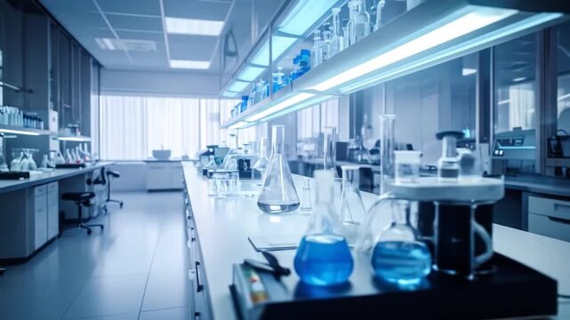 Modern Laboratory - A Glimpse into Scientific Research and Experimentation.
