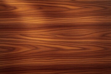 Fototapeta premium Warm polished wooden surface with flowing horizontal grain pattern and smooth glossy brown texture conveying cozy natural elegance