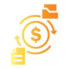 procurement Gradient icon