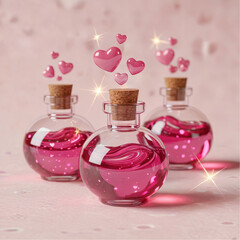 WebPink Valetine's day Digital Beckground