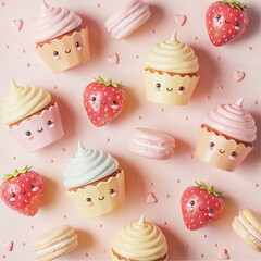 WebPink Valetine's day Digital Beckground