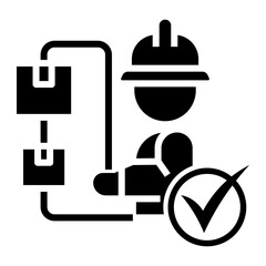 quality control Solid icon