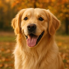 Obraz premium Golden retriever portrait