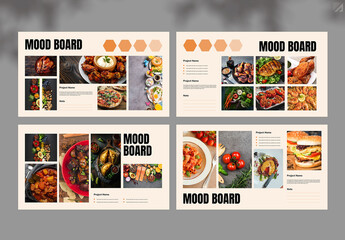 Food & Recipe Mood Board Template