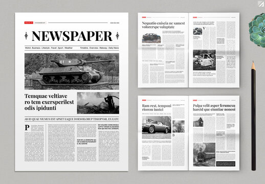 Classic Professional Newspaper Template